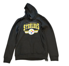 New NWT Pittsburgh Steelers NFL Logo Fleece Boy&#39;s Large Hoodie Sweatshirt - £18.44 GBP