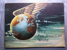 1960 Pan Am Airways Jet Age Brochure Book - It’s A Pan American World - PAA - £147.95 GBP