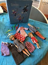 Vintage Ideal 1960’s Original Tammy &amp; Family Dolls Clothes, Extras &amp; Case Ht F - £195.55 GBP