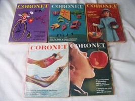 Lot 5 1961 Vintage Coronet Digest Magazine - £7.87 GBP