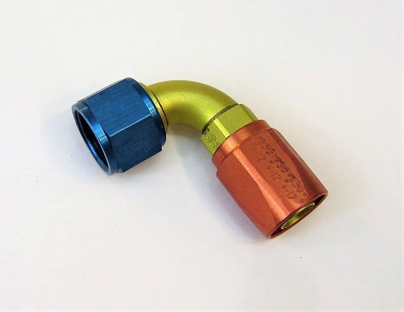 AN12 90 Degree Aluminum Alloy Swivel Fitting Hose End New - $10.46
