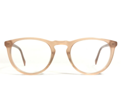 Warby Parker Eyeglasses Frames HASKELL M 178 Clear Nude Round Full Rim 49-22-145 - £29.13 GBP