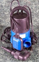 1/2 Hp Electric Submersible Sump Water Pump 25 Foot Cord 1980 GPH W/ Adapter em - £47.95 GBP