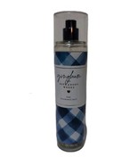 Bath &amp; Body Works Blue Gingham Fine Fragrance Mist 8 oz Freesia Large Bo... - $30.86 CAD
