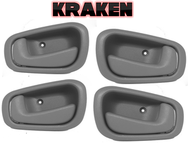 Inside Door Handles For Toyota Corolla 1998-2002 Without Lock Gray Set Of 4 - $28.01