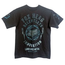 Fox Racing X Buckle Graphic T-Shirt Men&#39;s Medium M Gray Blue - $9.90