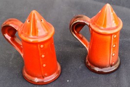 Vintage Metlox Salt &amp; Pepper Set – Red Rooster Red – Vgc – Collectible SET- S... - £15.68 GBP