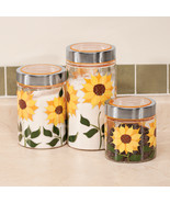 NEW Sunflower Canisters, Set of 3 FREESHIPPING - $80.00