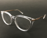 Michael Kors Eyeglasses Frames MK 4074 Quintana 3050 Clear Gold Round 51... - $58.69