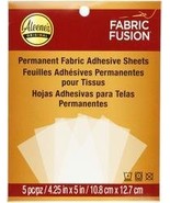 Aleene&#39;s (3-Pack) Fabric Fusion Sheets Peel and Stick 5 Pack 4.25 inch x... - $32.99