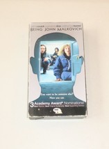 Being John Malkovich (VHS Tape, 2000) Cameron Diaz, John Cusack, Catherine Keene - £3.99 GBP