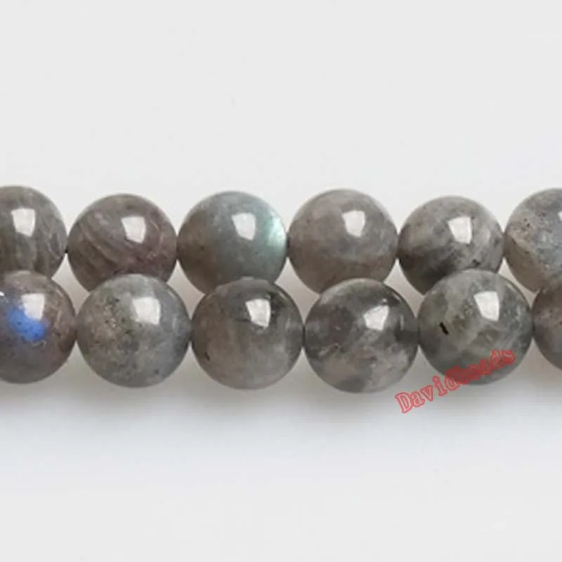 Free Shipping Natural Stone AA Grade Blue Labradorite Round Loose Beads 15&quot; - £13.37 GBP+