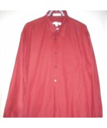Geoffrey Beene Mens Rust Orange long sleeve Shirt Sz XXL - $12.40