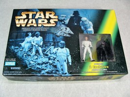 Star Wars Escape The Death Star Action Figure Game LUKE/DARTH Vader Excl Figures - £14.37 GBP