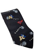 American Sports Golf Balls Eagle Birdie Putt Par Novelty Polyester Necktie - $14.55