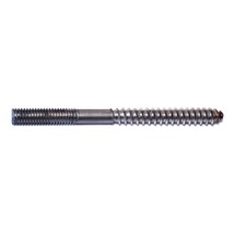 3/8&quot;-16 x 5&quot; Plain Steel Coarse Thread Hanger Bolts HBS-195 (50 pcs.) - £26.14 GBP