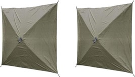 For The Traveler And Escape Screen Shelter Canopy Tent, Clam, Green (2 Pack). - £43.83 GBP