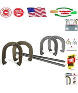 Complete Horseshoe Set with Solid Steel Stakes - Outdoor Recreation Esse... - $1,364.00 MXN