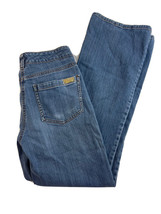 Dana Buchman Womens 4 Signature Blue Wide flared Jeans Size Mid Wash - $228.97 MXN