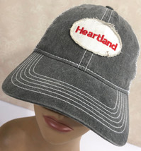 Heartland Retro Distressed Adjustable Baseball Cap Hat - £13.62 GBP