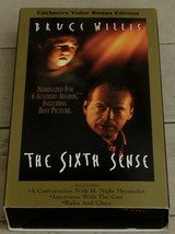 Gently Used VHS Video, The Sixth Sense, Bruce Willis, Haley Joel Osment, VG COND - £4.73 GBP