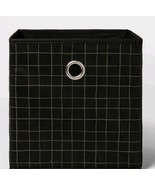 Room Essentials™ ~ 11&quot; Storage Bin ~ Polyester Cube ~ Black Checkered Pa... - $417.38 MXN