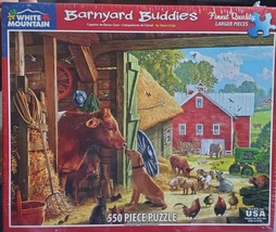 White Mountain &quot;Barnyard Buddies&quot; Steve Crisp 500 Piece Puzzle 18&quot; x 24&quot;... - $31.78