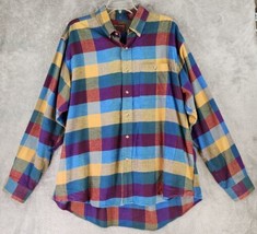 High Sierra Mervyns Shirt Mens Extra Large Flannel Vintage Button Long Sleeve - £23.73 GBP