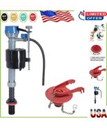 High Efficiency 2-Inch Toilet Fill Valve with Adjustable Flapper - Easy ... - $44.74 CAD