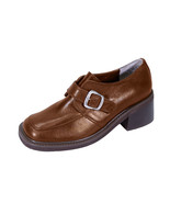 PEERAGE Elana Wide Width Casual Leather Shoes with Buckle - $39.95