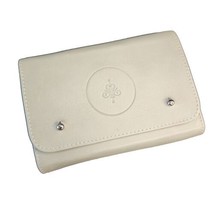 Double Deck Playing Cards Leather Case Light Gray - £15.68 GBP