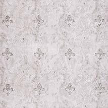 Dundee Deco AZ-95044 Distressed Grey, Charcoal Fleur de Lis Peel and Stick Self  - £39.11 GBP