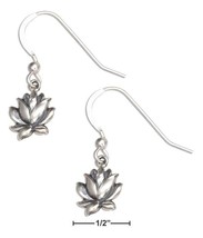 Sterling Silver Namaste Small Lotus Blossom Earrings - £59.31 GBP+