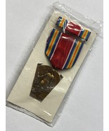WWII, CAMPAIGN AND SERVICE, VICTORY MEDAL, WITH PINBACK RIBBON, POST WAR... - $20.00