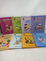 8 Walt Disney Mickey&#39;s Things To Do Children&#39;s World Book VTG 1984 EUC Mouse Lot - $17.77