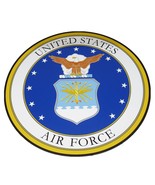 U.S. Air Force USAF Circular 12&quot; Inch Magnet (Car/Fridge/Other) - £12.57 GBP