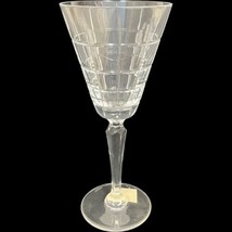 Faberge Metropolitan Crystal Goblet Clear Box Cut Stemware Stemmed Glass... - £58.83 GBP