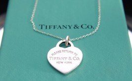  Tiffany and Co. heart  pendant Medium Please Return to Tiffany &amp; Co. New York  - £75.54 GBP