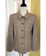 PENDLETON Beige/Salmon Pink Check Lightweight Lined Wool Dress Jacket (6) - €16,75 EUR PENDLETON Beige/Salmon Pink Check Lightweight Lined Wool Dress Jacket (6) - €16,75 EUR