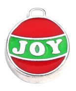 JOY Christmas Ball Ornament Floating Locket Charm - $3.28 CAD