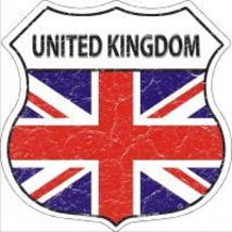 United Kingdom Highway Shield Novelty Metal Magnet HSM-443 - £11.91 GBP