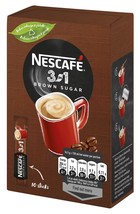 Nescafe 3 in 1 Coffee: Brown Sugar Instant coffee sticks ON THE GO-FREE SHIPPING - $11.87