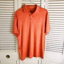 C9 by Champion Polo Shirt Men&#39;s L Large Short Sleeve Orange Polyester Blend - £11.03 GBP