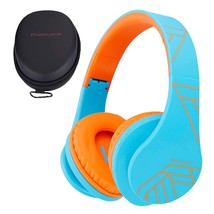 PowerLocus Kids Headphones Over-Ear, Bluetooth Wireless Headphones for Kids,with - £43.11 GBP