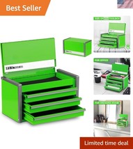 Stylish Green Micro Tool Box - 3 Smooth-Glide Drawers for Efficient Storage - $61.50