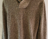 NWT Banana Republic Black Gray Cotton Wool Blend Sweater Mens Size XL - $29.69