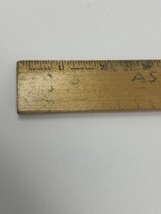 Wood SENECA Ruler 15 Inch School Office Very Used Vintage Made in USA - £9.56 GBP