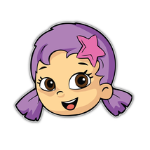 Bubble Guppies Cartoon Oona Face Sticker Vinyl Decal Waterproof Laptop Car Phone - $4.50 - $18.00