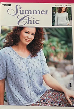Leisure Arts Summer Chic Knit Design Book - $8.87
