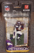 2010 McFarlane Toys NFL Football Vikings Adrian Peterson Figure New In P... - $31.99
